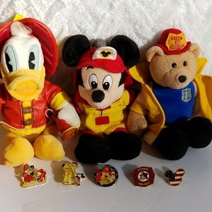 Disney pin fireman bundle